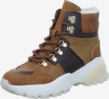 LA STRADA Snow Boots in Brown: front