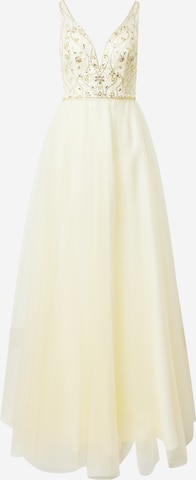 Unique Evening Dress in Yellow: front