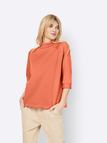 heine Sweatshirt in Orange: Vorderseite