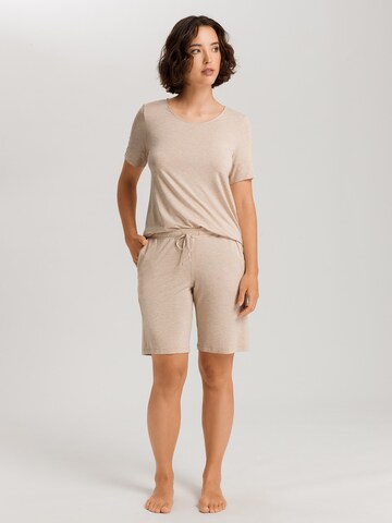 Hanro Pyjamabroek ' Natural Elegance ' in Beige
