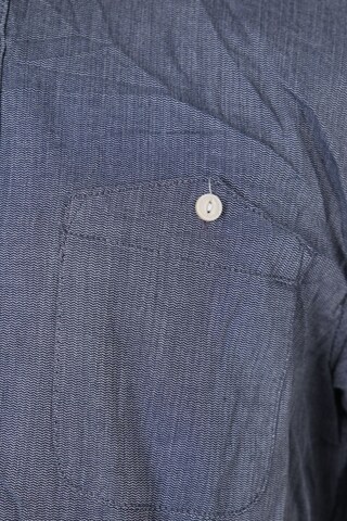 TOM TAILOR DENIM Button Up Shirt in XL in Blue