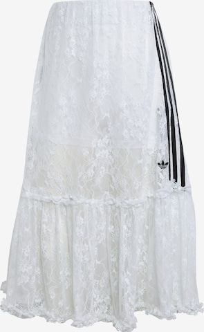 Jupe 'Lace' ADIDAS ORIGINALS en blanc : devant