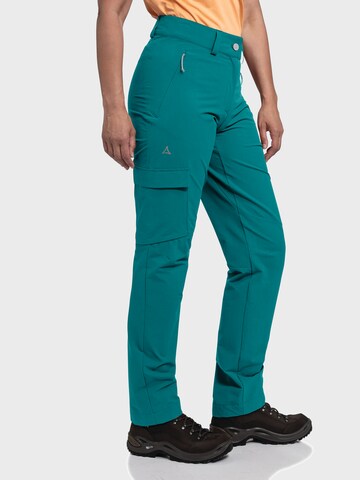 Schöffel Regular Outdoor trousers 'Kitzstein ' in Green