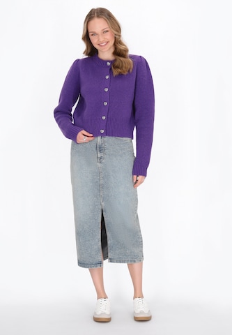 MYMO Knit cardigan in Purple