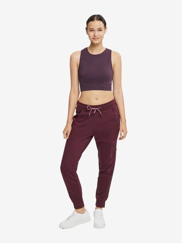 ESPRIT Tapered Sportbroek in Rood