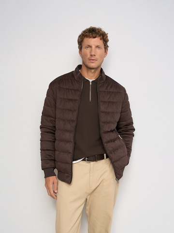 Salsa Jeans Winterjas in Bruin: voorkant