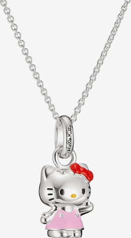 Thomas Sabo Hello Kitty Kette rote Schleife in Pink: Vorderseite