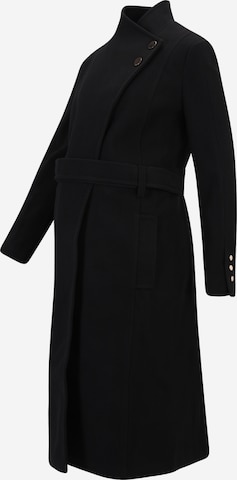 Dorothy Perkins Maternity Between-Seasons Coat in Black: front