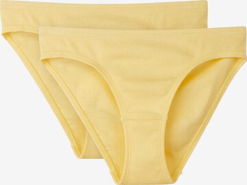 hessnatur Slip in Geel: voorkant