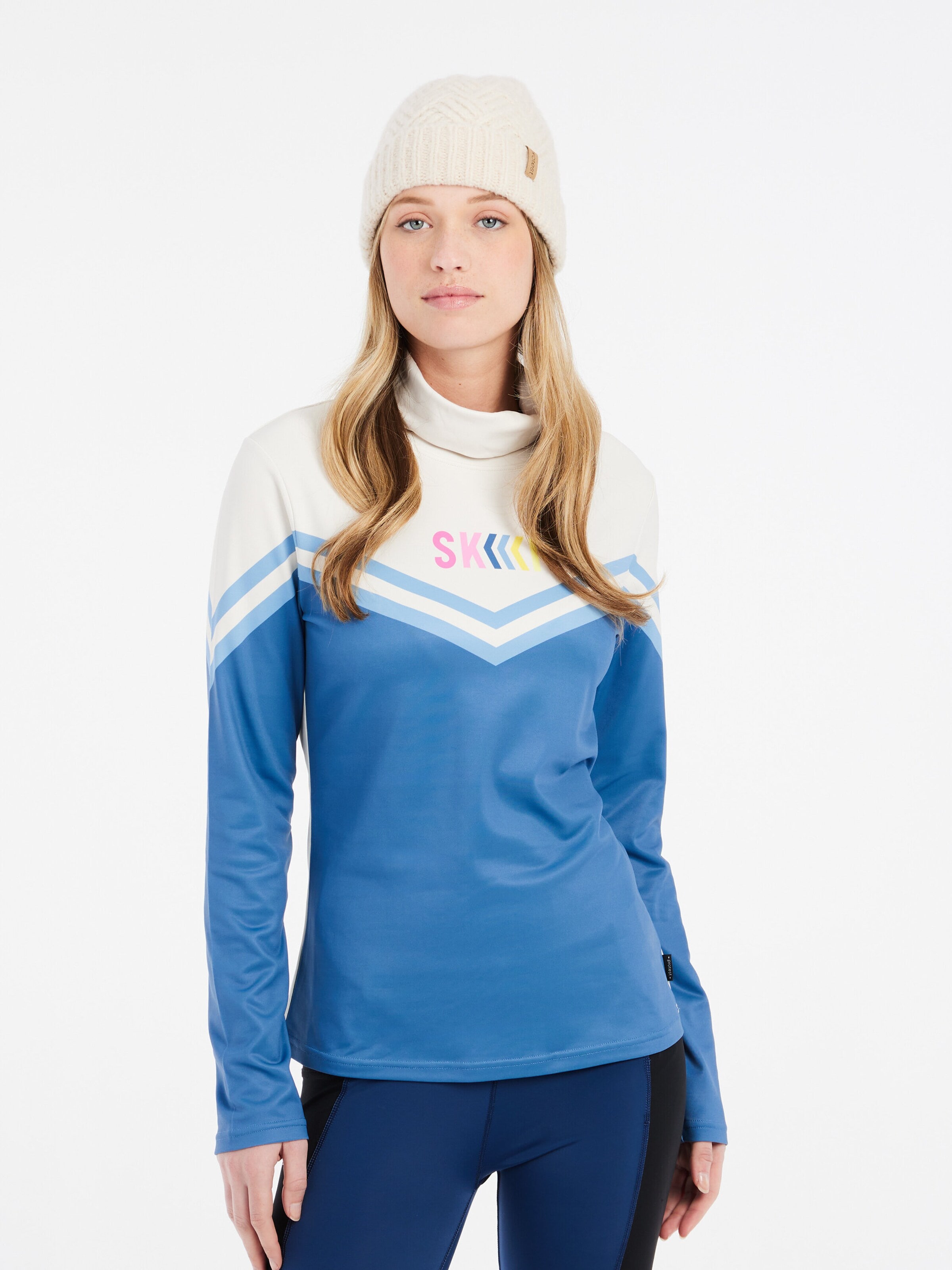 PROTEST Sportief sweatshirt 'PRTMERCI' in Blauw: voorkant