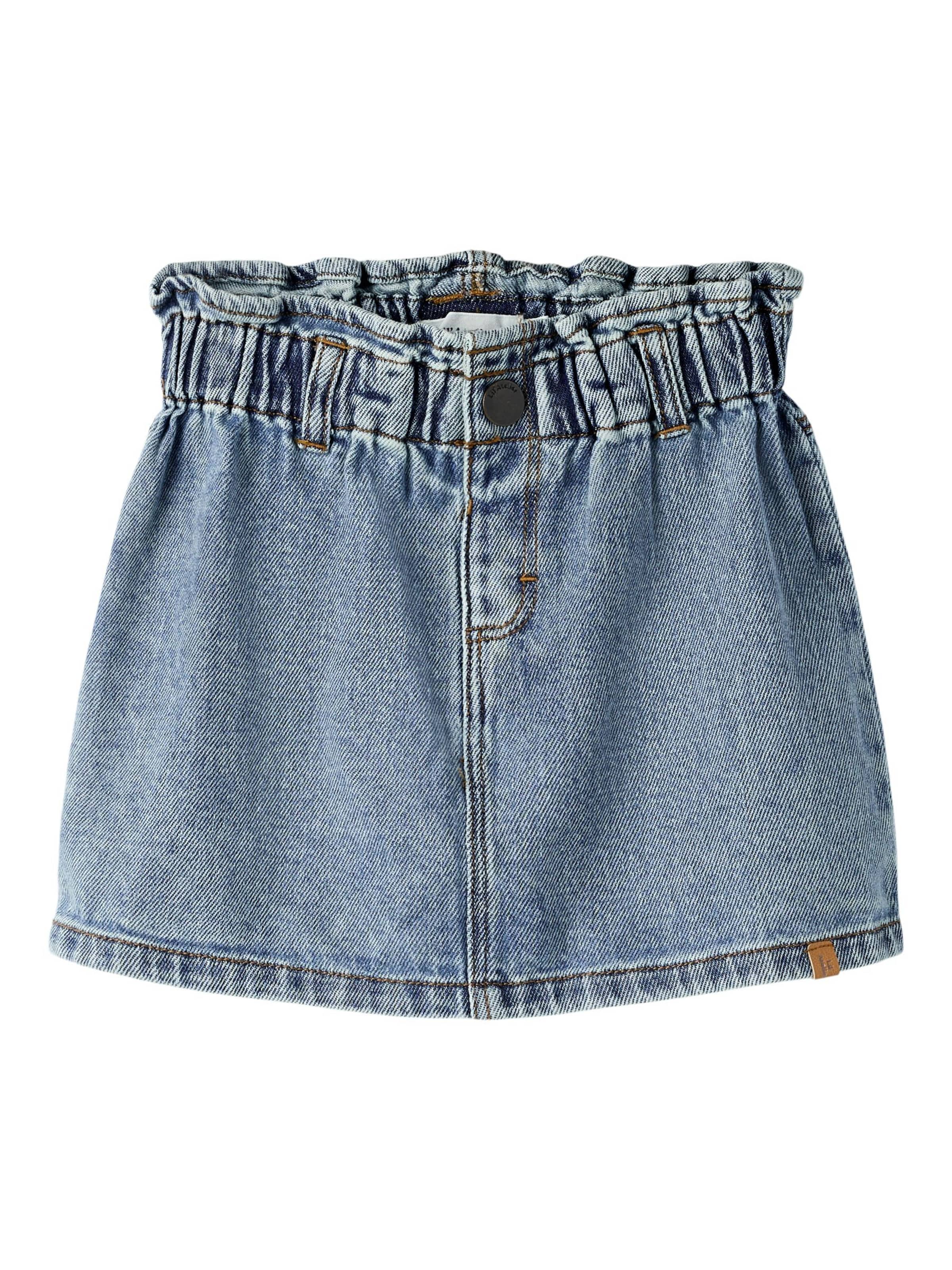 Jupe Lil'Atelier en bleu : devant