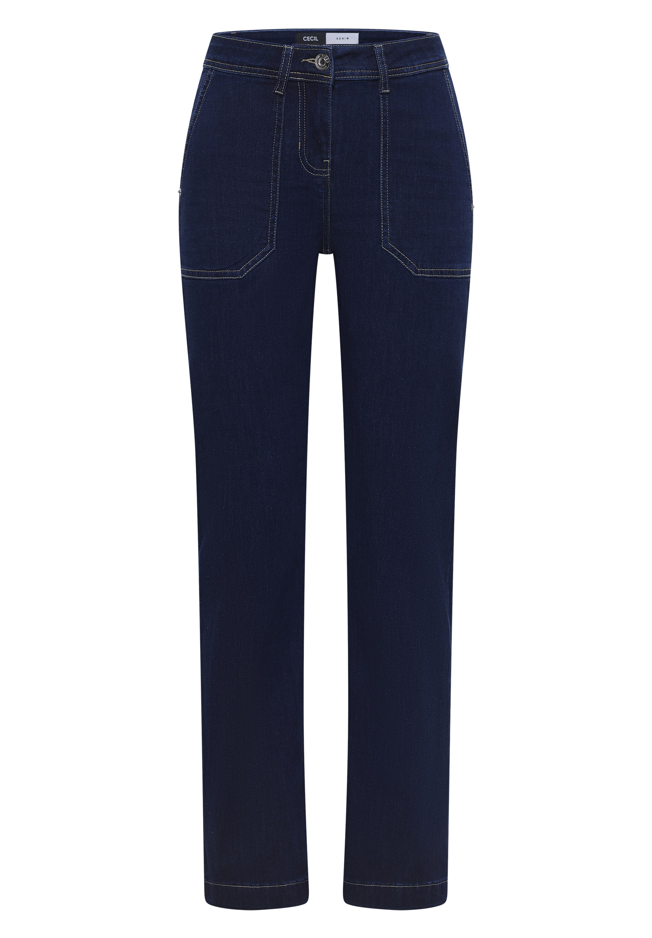CECIL Boot cut Jeans in Blue: front