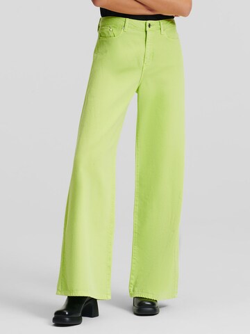 Karl Lagerfeld Wide leg Jeans in Yellow: front