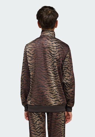 ADIDAS ORIGINALS Sweatjacke 'Firebird' in Braun