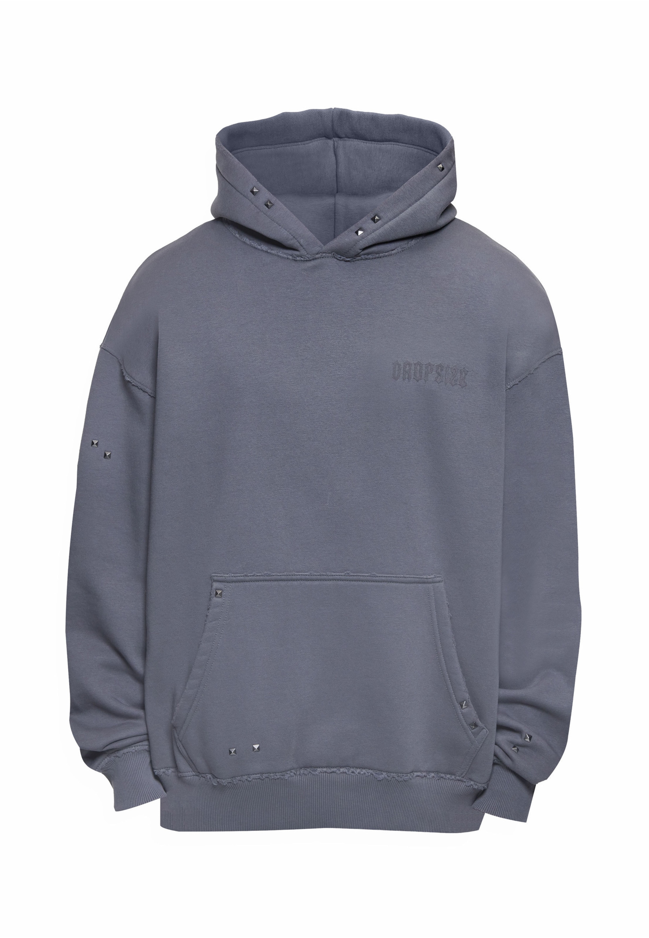 Felpa di Dropsize in grigio: frontale