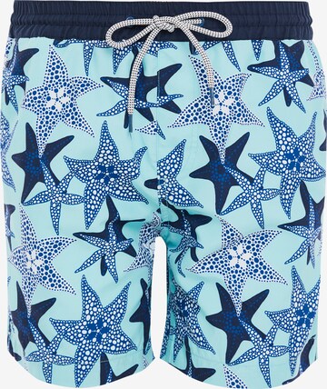 Shorts de bain 'Starfish' Threadbare en bleu : devant