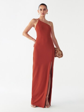 BWLDR Festkjole 'Boston' i brun: forside