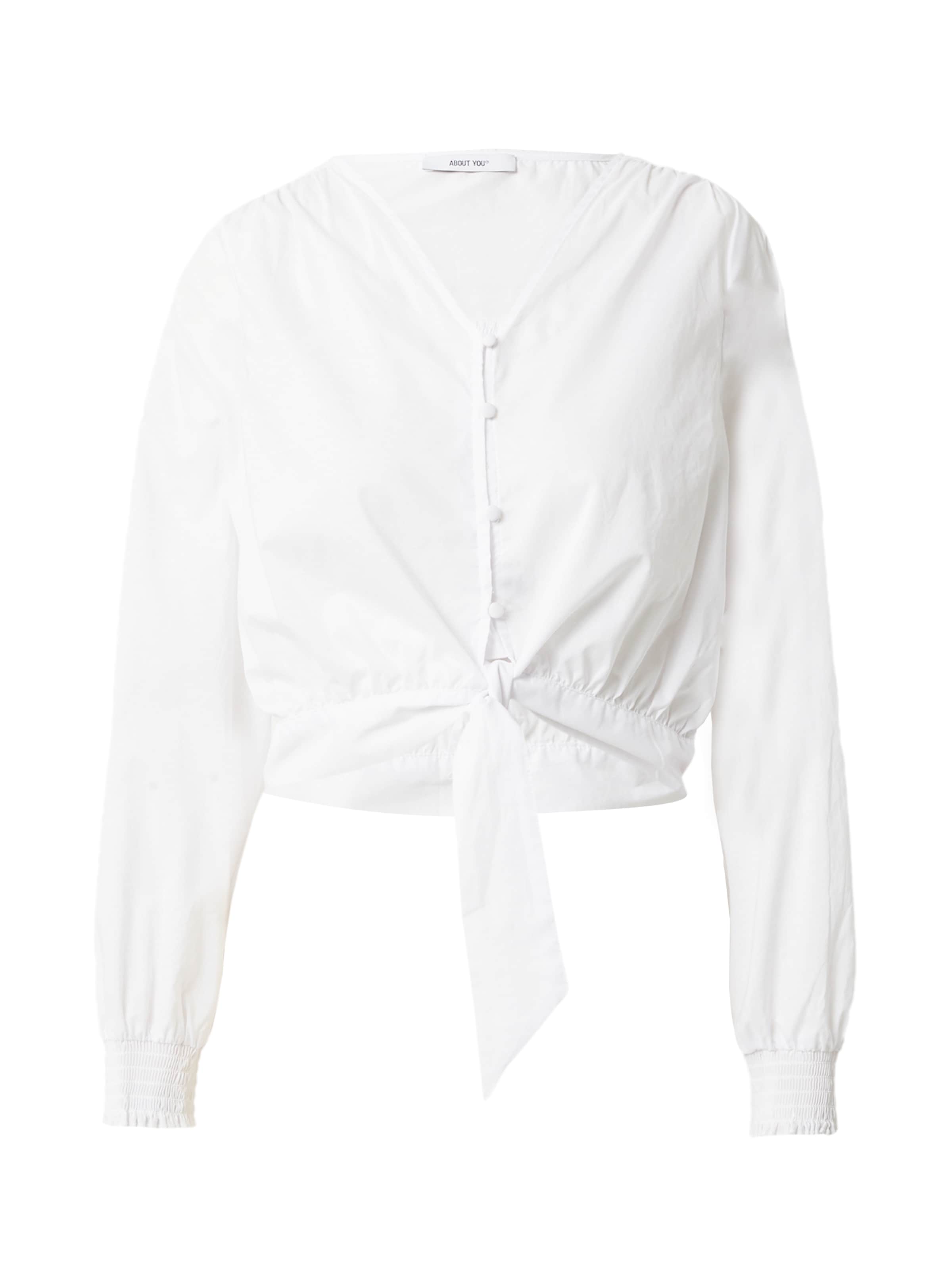 ABOUT YOU Pluus 'Jill', värv valge: eest vaates