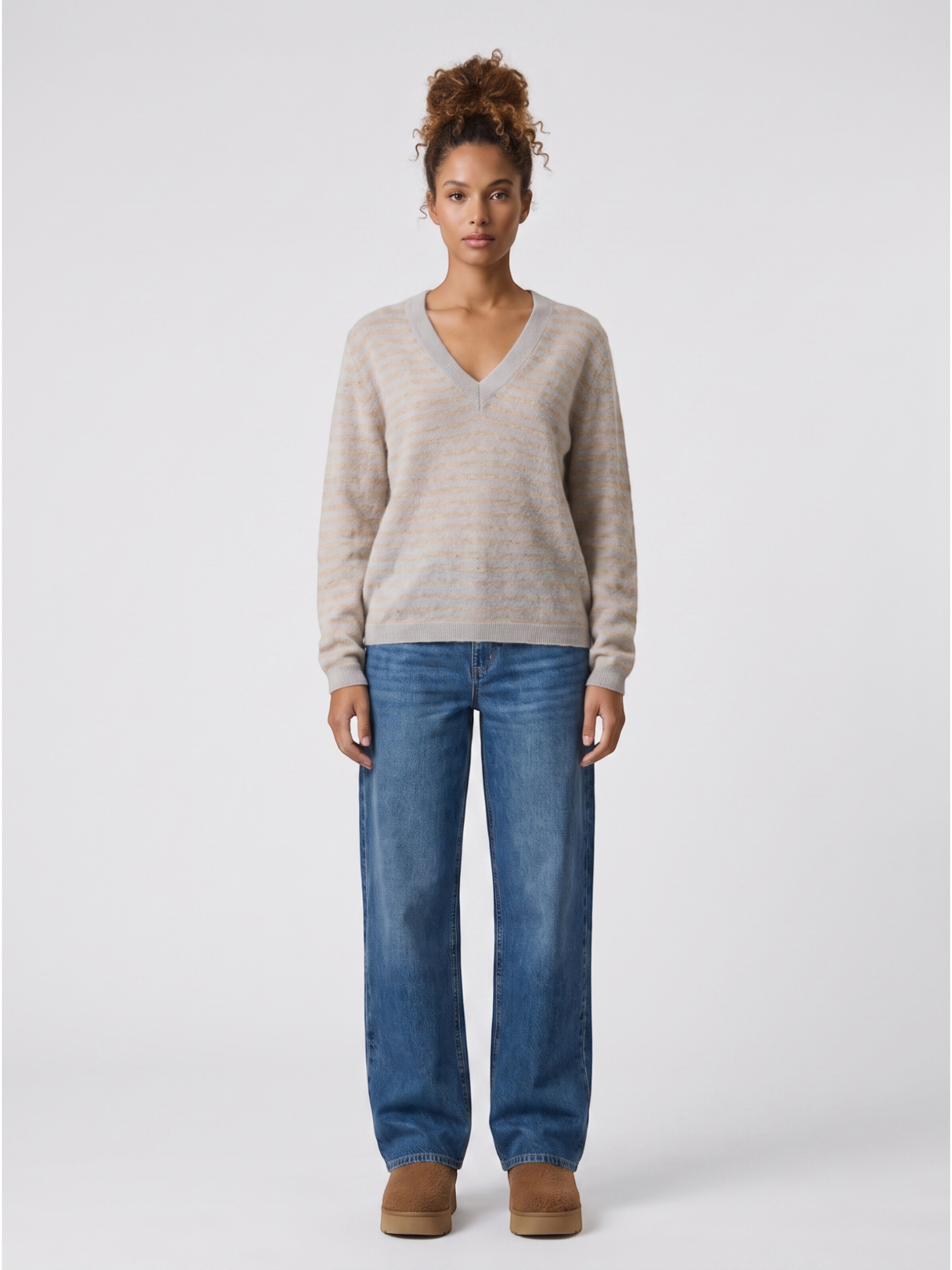 americandreams Pullover 'Christy Cashmere'‌‌‌‌‌‌‌‌‌ in Grau