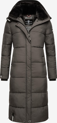 MARIKOO Winter Coat in Grey: front