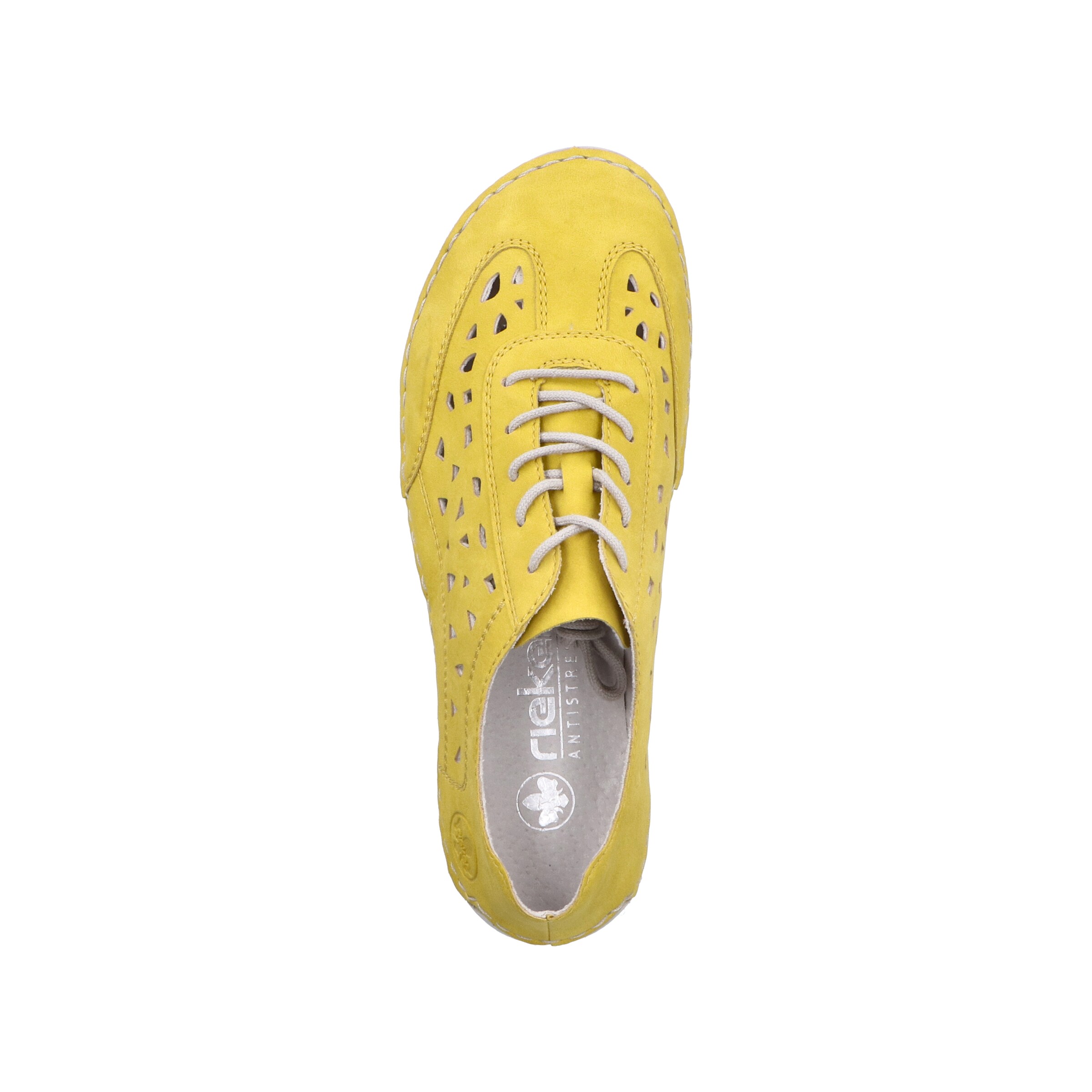 Chaussure à lacets '52517' Rieker en jaune