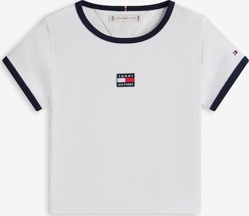 TOMMY HILFIGER Tričko 'HERITAGE' - Biela: predná strana