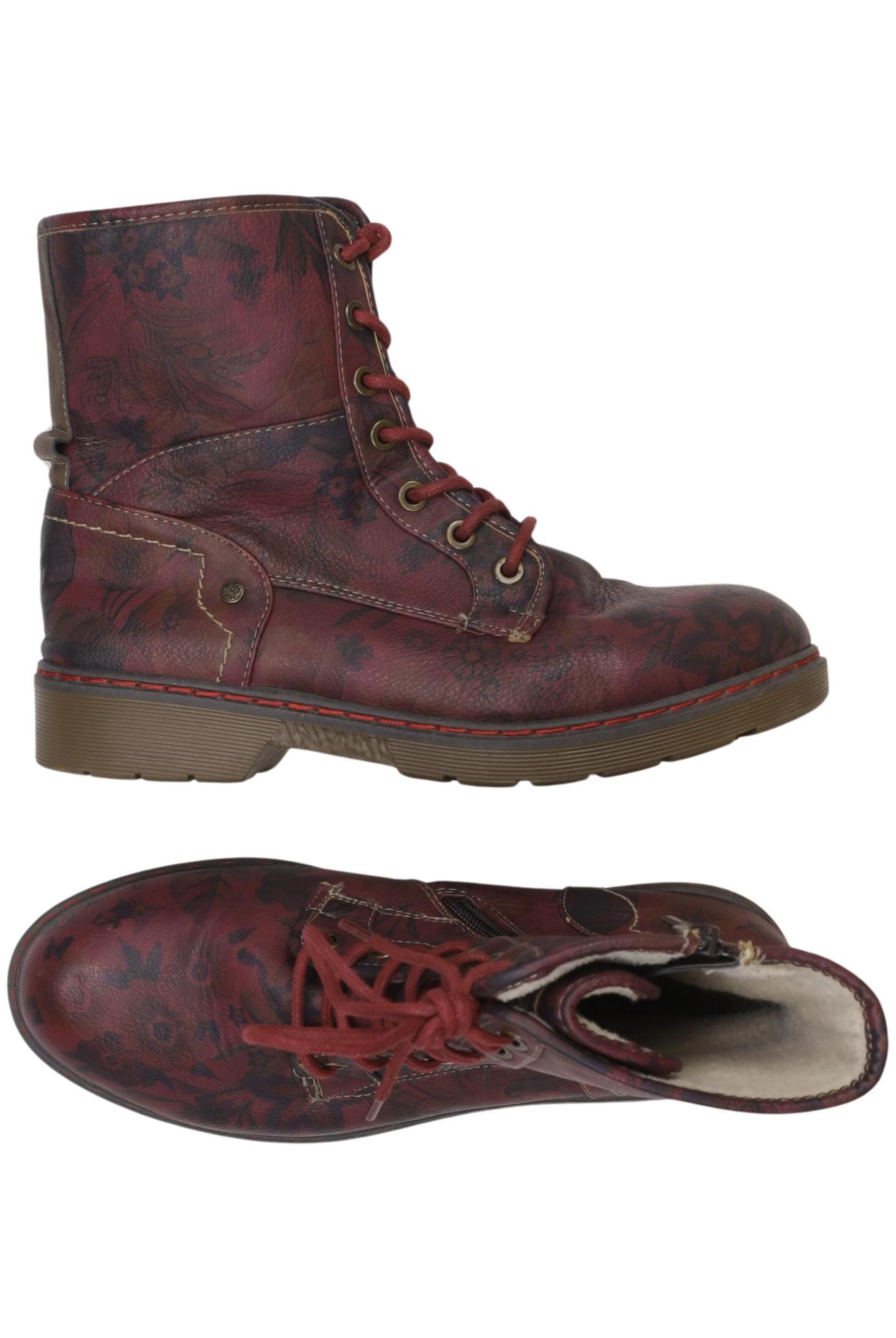 MUSTANG Dress Boots in 38 in Red: front