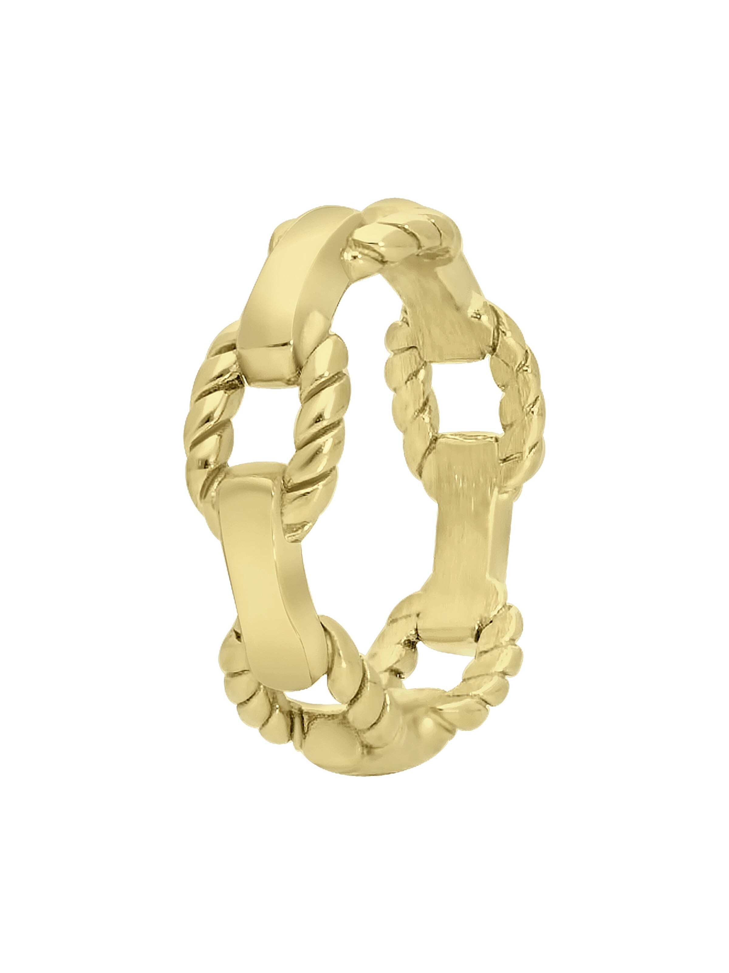 Lucardi Ring in Gold: front