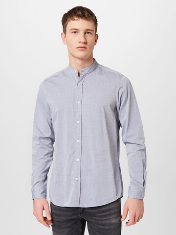 BOSS Orange - Ajuste regular Camisa 'Race' en azul: frente