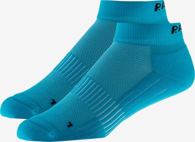 P.A.C. Sportsocken in neonblau / schwarz, Produktansicht