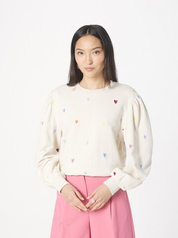 Fabienne Chapot Sweatshirt 'Lin' in Beige: voorkant