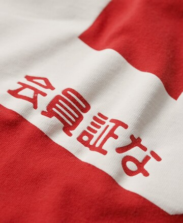 T-Shirt 'Osaka 6' Superdry en rouge