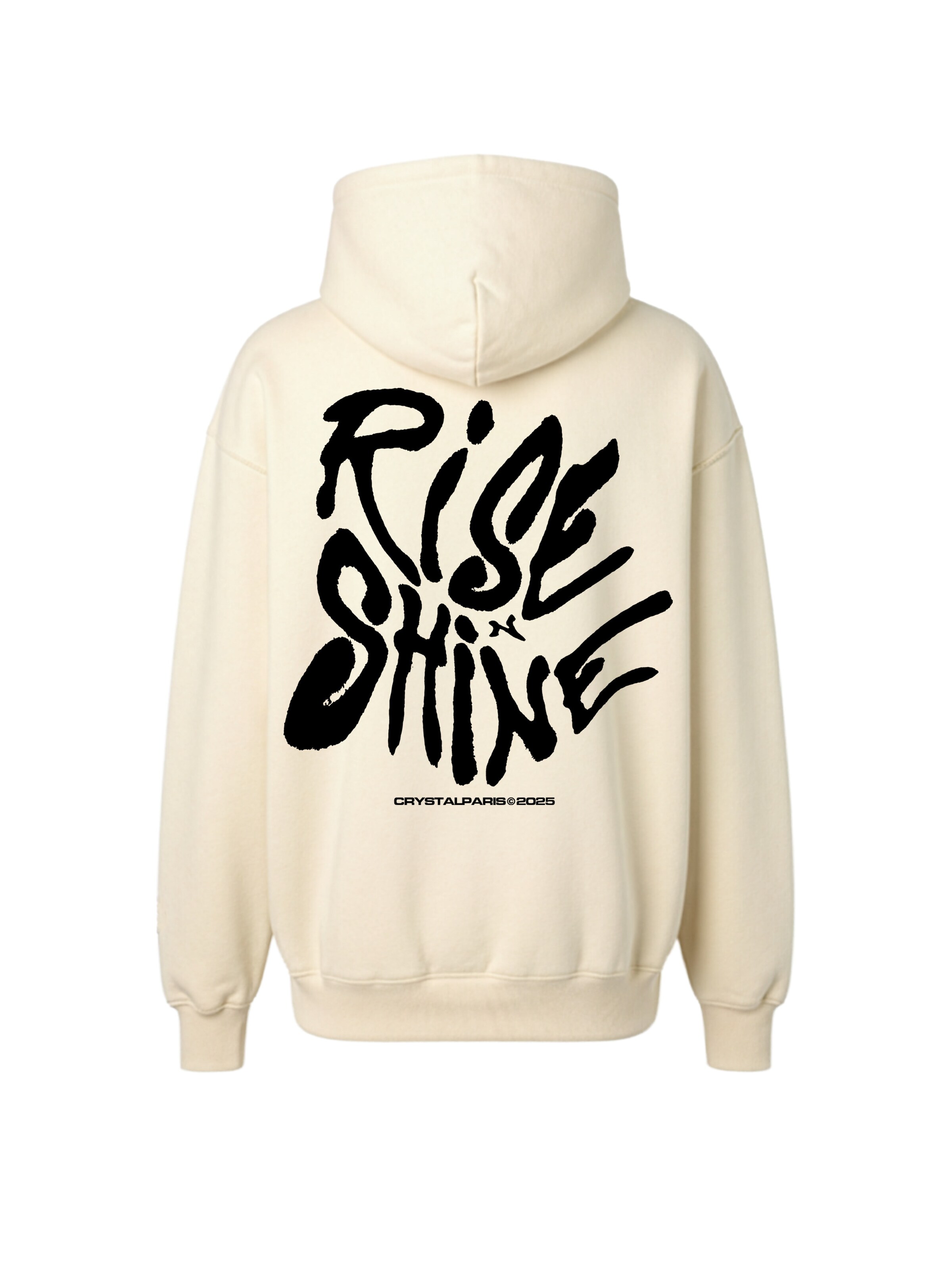 Crystal Paris Sweatshirt 'Shine' in Wit