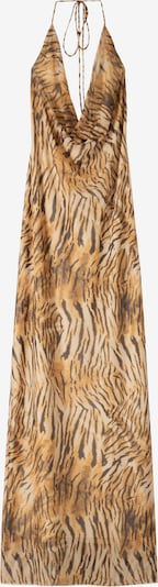 Bershka Ljetna haljina u ecru/prljavo bijela / narančasta / crna, Pregled proizvoda