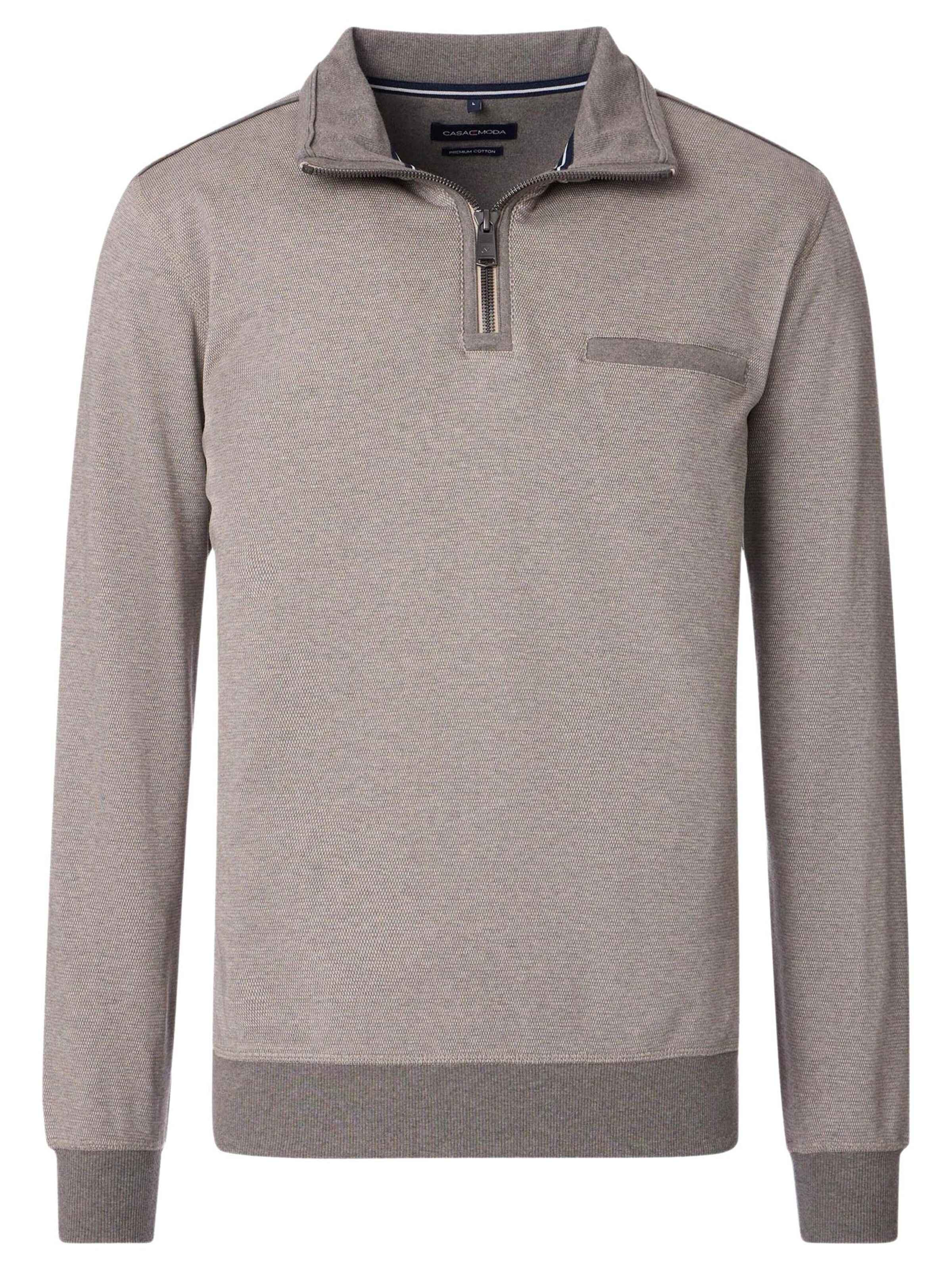 CASAMODA Sweatshirt 'Basic'‌‌‌‌‌‌‌‌‌‌ in Grau: Vorderseite