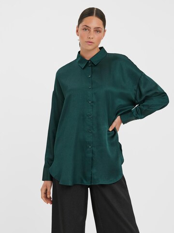 VERO MODA Блуза 'Sabi' в зелено: отпред