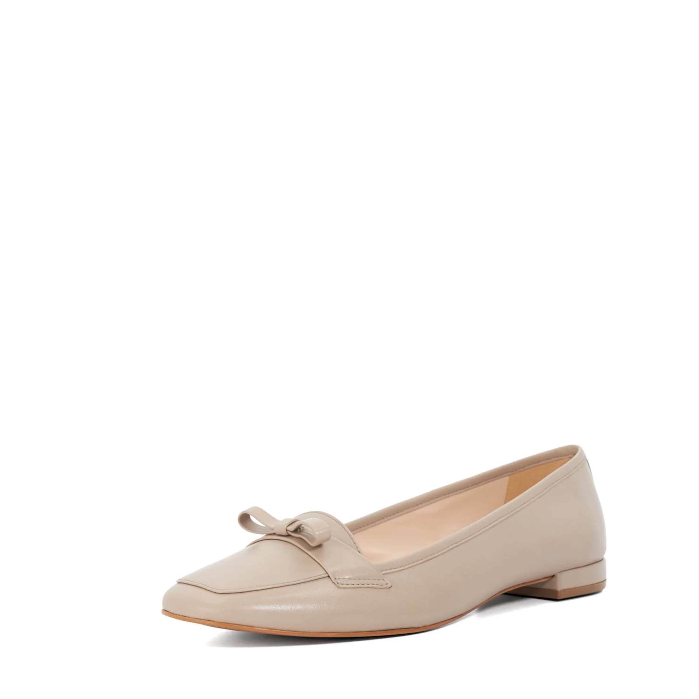 Dune LONDON Slipper in Grau: Vorderseite