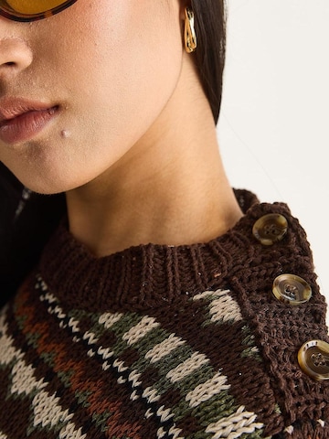 Pull-over Bianco Lucci en marron