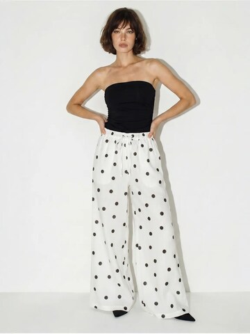 Bianco Lucci Wide Leg Hose‌‌‌‌‌‌‌ in Braun