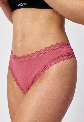 SNOCKS Thong in Pink