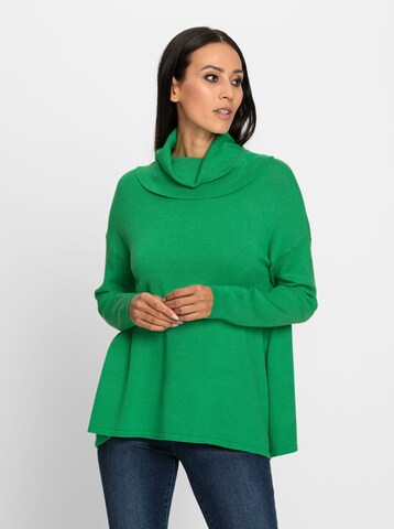 Pullover di heine in verde: frontale