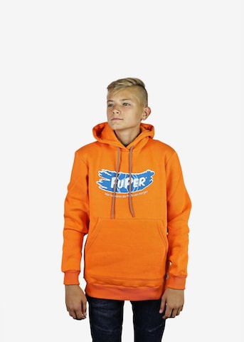 FuPer Sweatshirt 'Rudi' in Orange: front