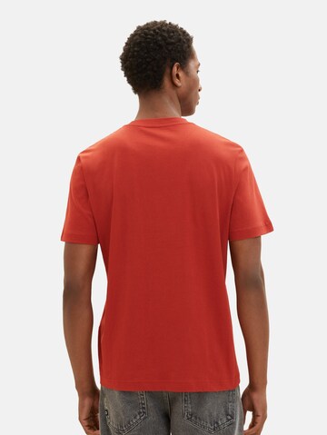 TOM TAILOR T-Shirt in Rot