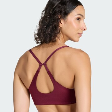 ADIDAS PERFORMANCE Bustier Sport bh 'Optime Essentials' in Rood