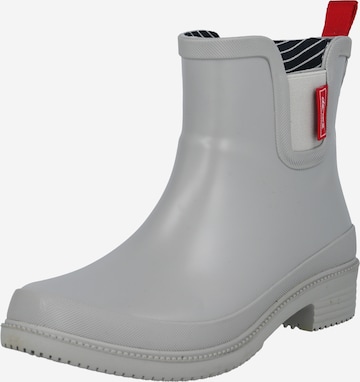 Derbe Rubber Boots 'Taai-Botten' in Grey: front