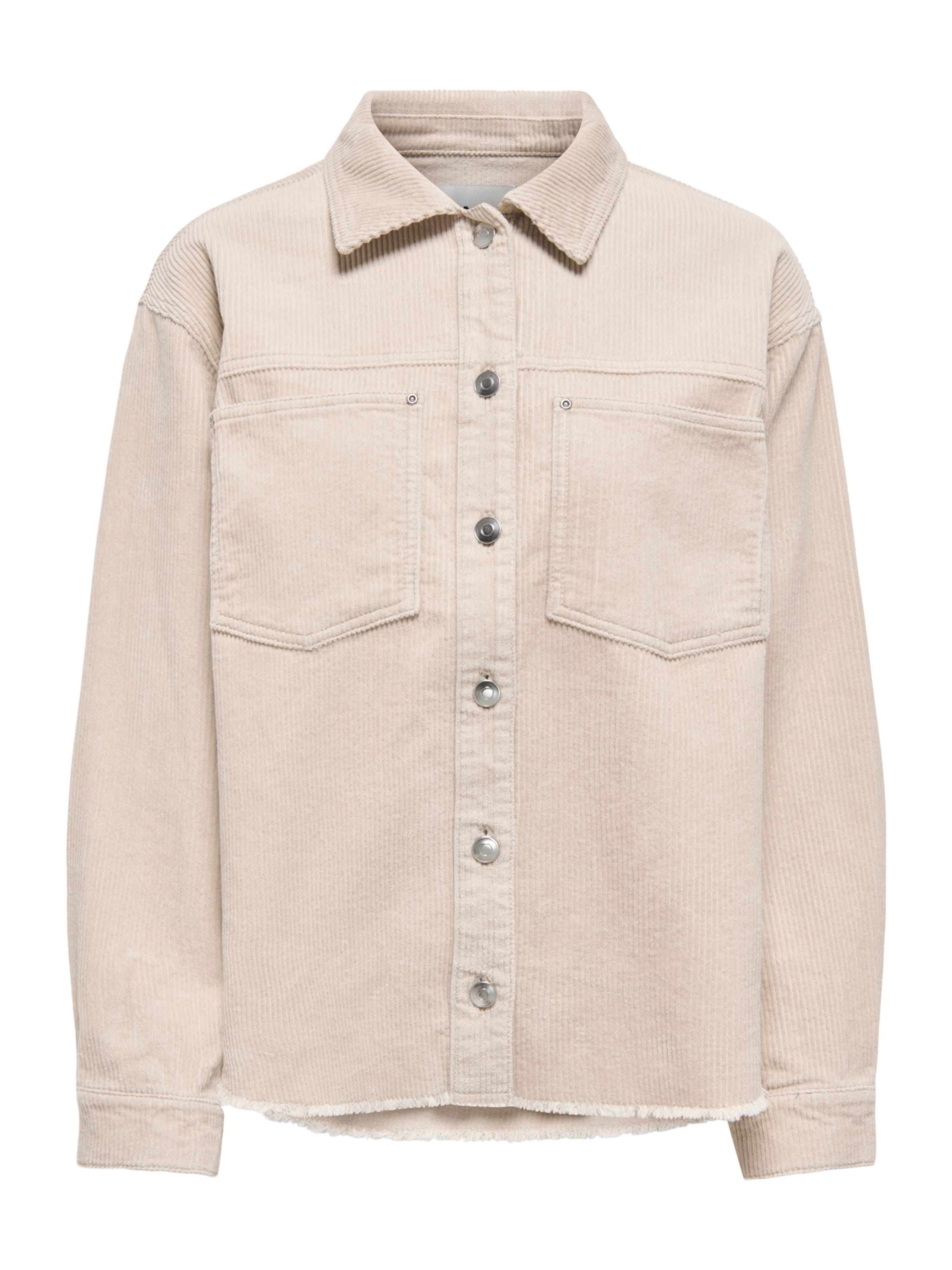 ONLY - Blusa 'ONLMAIKO-BITTEN' en gris: frente