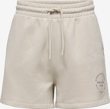 ONLY PLAY Urheiluhousut 'ONPCAVA' värissä beige: etupuoli