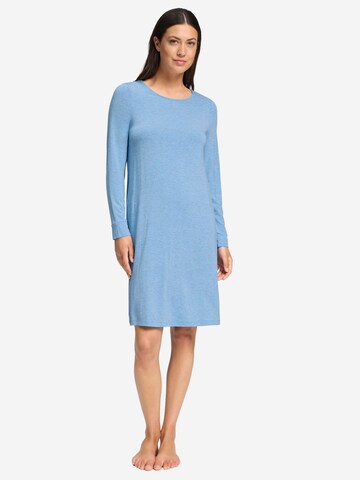 Chemise de nuit ' Natural Elegance ' Hanro en bleu : devant