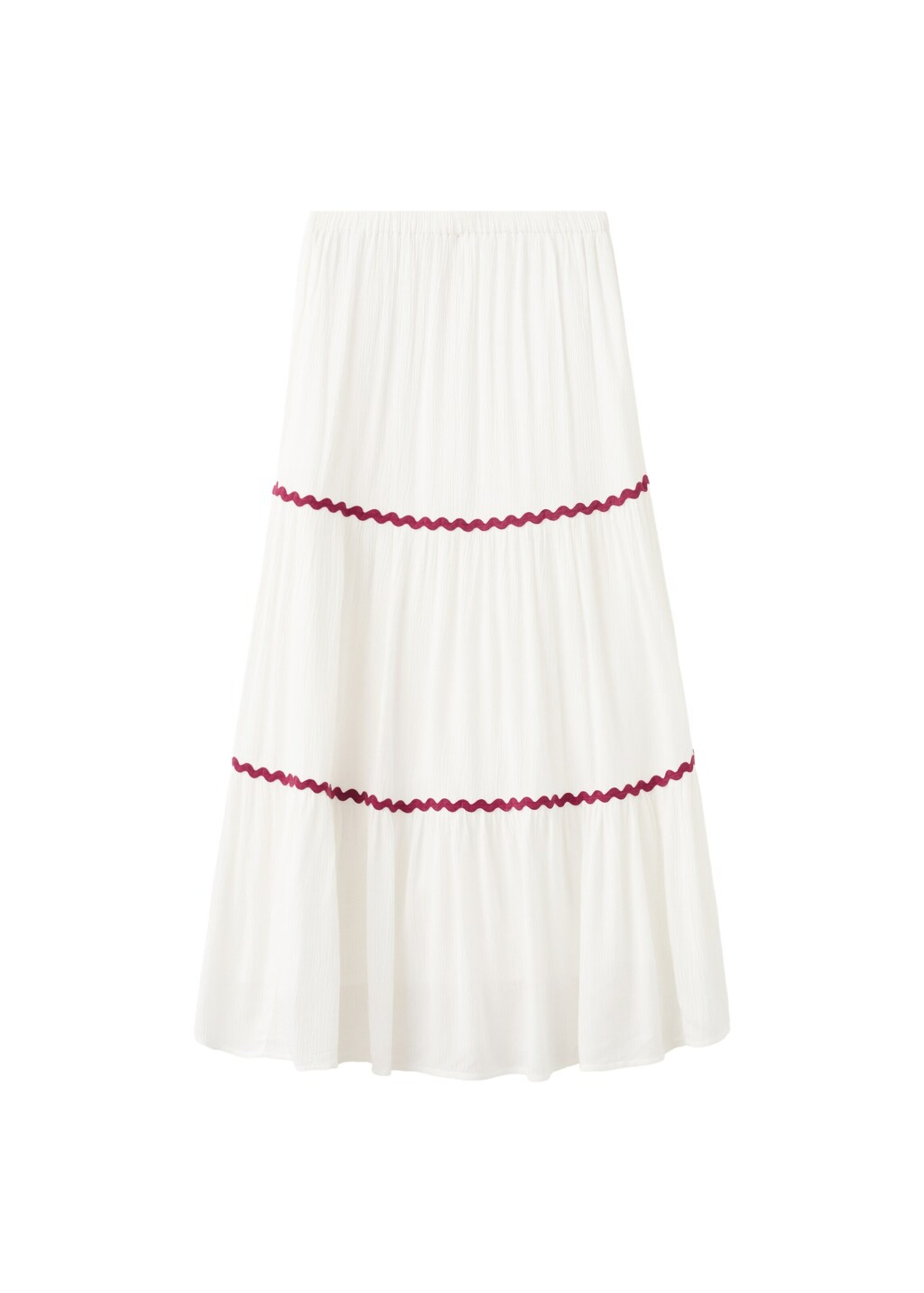 MANGO TEEN Skirt 'Gaia' in White: front
