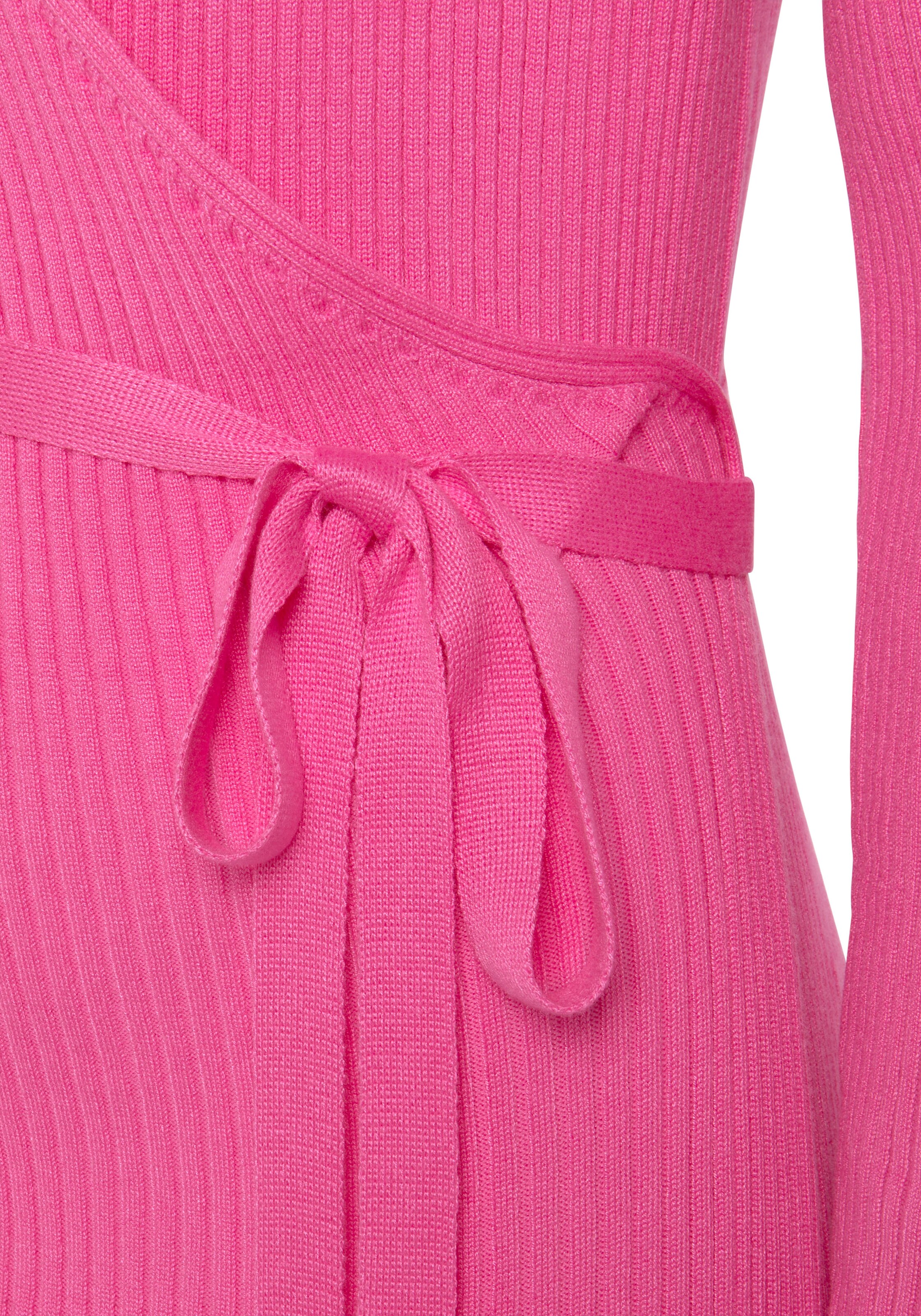 LASCANA Πλεκτό φόρεμα σε ροζ